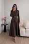 Gold Single Button Notched Lapel Jacket and Trousers Double Blazer Suit - 5