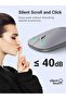 ماوس كمبيوتر لاسلكي صامت من يوجرين بتصميم نحيف بدون ضوضاء للابتوب بمحول USB بتردد 2.4G فائق السرعة، - 2