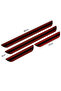 Abs+Chrome Door Sill Protection Compatible with All Hyundai Tucson Models - 3