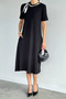 Gülseli Women's Dress with Scarf Accessories - 2