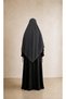 Tesettür Sufle Scarf Medium Size Medina Silk Ready to Wear Scarf Khimar Single Layer Afganbaş - 3