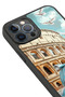 iPhone 12 Pro Max Compatible Colosseum Patterned Shockproof Case with Camera Protection - 4