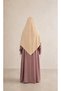 Tesettür Sufle Scarf Medium Size Medina Silk Ready to Wear Scarf Khimar Single Layer Afganbaş - 3