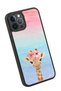 حافظة مقاومة للصدمات متوافقة مع هاتف iPhone 12 Pro Max مع حماية للكاميرا بنمط الزرافة - 3