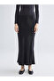 Timeless Clothing & Timeless Choices Satin Skirt with Drawstring Waist and Flounces - 2