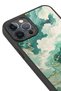 حافظة مقاومة للصدمات متوافقة مع هاتف iPhone 12 Pro Max مع حماية للكاميرا بنمط الزمرد - 4