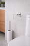 Square Adhesive Chrome Open Toilet Paper Holder Wc Paper Holder - 2