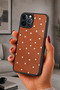 iPhone 12 Pro Max Compatible Elegant Patterned Shock-Resistant Case with Camera Protection