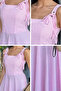 Gülseli Shoulder Tie Patterned Dress - 5