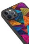 iPhone 12 Pro Max Compatible Triangular Pattern Shockproof Case with Camera Protection - 4