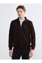 Esvab • Modern & Distinctive Devrik Roba Collar Printed Men's Thick Sweatshirt