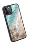 حافظة مقاومة للصدمات متوافقة مع هاتف iPhone 12 Pro Max مع حماية للكاميرا بنمط الشاطئ - 3
