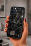 حافظة مقاومة للصدمات متوافقة مع هاتف iPhone 12 Pro Max مع حماية للكاميرا بنمط هانومان