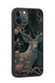 حافظة مقاومة للصدمات متوافقة مع هاتف iPhone 12 Pro Max مع حماية للكاميرا بنمط الغزلان - 2