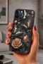 حافظة مقاومة للصدمات متوافقة مع هاتف iPhone 12 Pro Max مع حماية للكاميرا بنمط فلورا