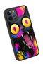 iPhone 12 Pro Max Compatible Cat Eye Patterned Shockproof Case with Camera Protection - 3