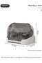 Baby Bottle Drying Rack, Vertical Baby Bottle Storage with Anti-dust Cover, Tableware Drying - 4