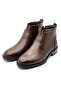 Men's Genuine Leather Boots - Fur-Lined, Cold and Water Resistant, Orthopedic, Non-Slip Sole Winter Shoes - 6