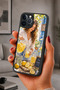 حافظة مقاومة للصدمات متوافقة مع هاتف iPhone 12 Pro Max مع حماية للكاميرا بنمط عصير الليمون