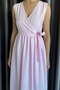 Double Breasted Collar Belted Zero Sleeve Dress - 4