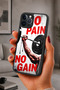iPhone 12 Pro Max Compatible Fitness Patterned Shockproof Case with Camera Protection