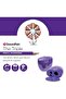 Three-Hole Pencil Sharpener with Mess-Free Canister – Purple pack of 2 Manual Crank Handle, Desktop Design, Compact Size, Stationery Essential, Single Hole - 5