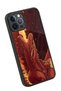 حافظة مقاومة للصدمات متوافقة مع هاتف iPhone 12 Pro Max مع حماية للكاميرا بنمط الحريق - 3