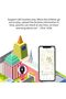 Children's Waterproof Watch, Eye-Catching Design Watch with Alarm Clock, Pedometer, Calorie Calculator for Boys and Girls from 5 Years Old (Red) - 5