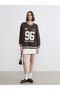 Esvab • Modern & Distinctive V Plunge Loose Fit Women's Thick Sweatshirt - 2