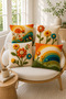 3D Digital Printing Energizing and Cute Set of 4 Cushion Covers 43X43