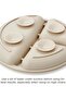 Silicone Baby Feeding Set| 2 Pack Silicone Divided Suction Plate and 2 Pack Tiny Cup with 2 - 5