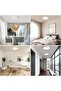 Ceiling Light, Wireless Battery Operated Ceiling Light with Motion Sensor and Remote, LED Flu - 6