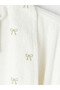 Lcw Home Women's Bathrobe with Bow Pattern - 2