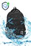 Multi-Compartment Vibrant Colorful Waterproof Orthopedic School, Back, and Travel Bag with Laptop Compartment and Cover - 7