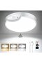 Ceiling Light, Wireless Battery Operated Ceiling Light with Motion Sensor and Remote, LED Flu