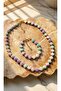 Necklace and Bracelet Set - Unicorn Oyster Marine Set