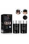 Hair Building Fibers, Instant Hair Thickening Keratin Fibers, Wind & Sweat Resistant, Black, 2 x 22g