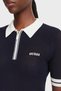 Gabry Logo Slim Fit Half Zipper Short Sleeve Polo V6Gr04Z0725 Women Polo V6Gr04 Z0725 A71W - 4