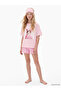 Lcw Kids Printed Girls' Shorts Pajama Set