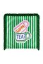 Retro Cuppa Tea Cup and Striped Patterned Fringed Cushion Cover - 4