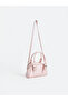 Leather look women's shoulder bag - 2