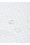 No Hook Shower Curtain with Snap in Liner Replacement - Waterproof Fabric - Waffle Pattern - 7