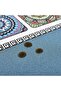 Blue Vinyl Tablecloth for Rectangular Tables, Waterproof Pvc Plastic Tablecloth, Tablecloth m - 5