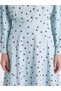 Lcw Modest Waist Zipper Polka Dot A-Line Skirt - 3