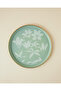 Petal Poetry Enamel Tray 31 cm Green