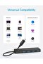 موزع USB 3.0 رباعي المنافذ من أنكر، موزع بيانات USB فائق النحافة مع كابل تمديد بطول قدمين [لا يدعم الشحن]، - 5