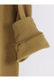 Özmarka New Season Yellow Crew Neck Men's Thick Sweatshirt - 5