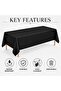 Rectangle Checkered Pattern Tablecloth Plastic Disposable Table Cover for Party Outdoor Picnic Events - 6