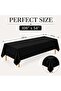 Rectangle Checkered Pattern Tablecloth Plastic Disposable Table Cover for Party Outdoor Picnic Events - 3