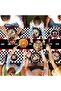Rectangle Checkered Pattern Tablecloth Plastic Disposable Table Cover for Party Outdoor Picnic Events - 4